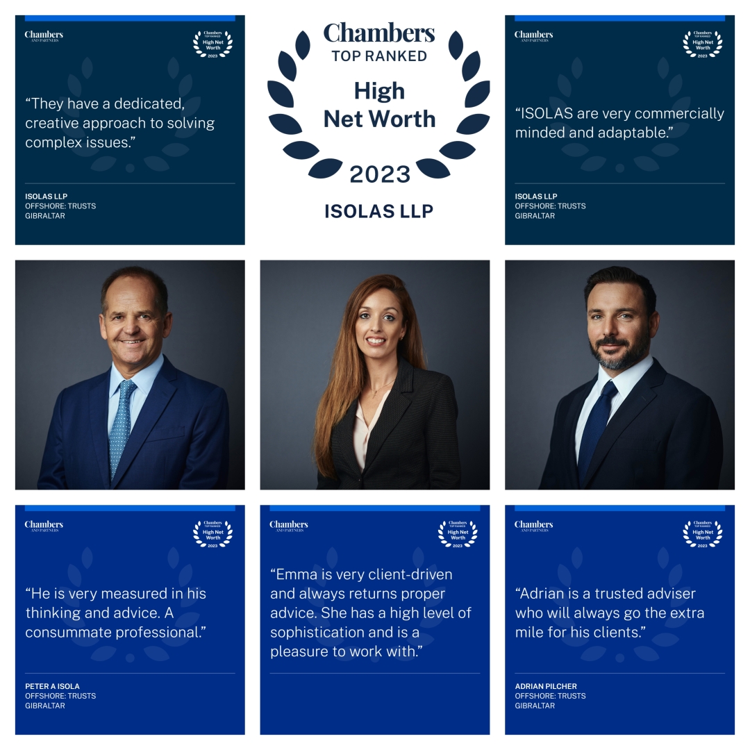 ISOLAS LLP Is Once Again Ranked Band 1 In This Year’s Chambers And ...