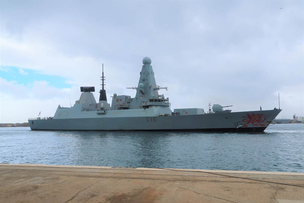 HMS Dragon Arrives In Gibraltar - Your Gibraltar TV (YGTV)