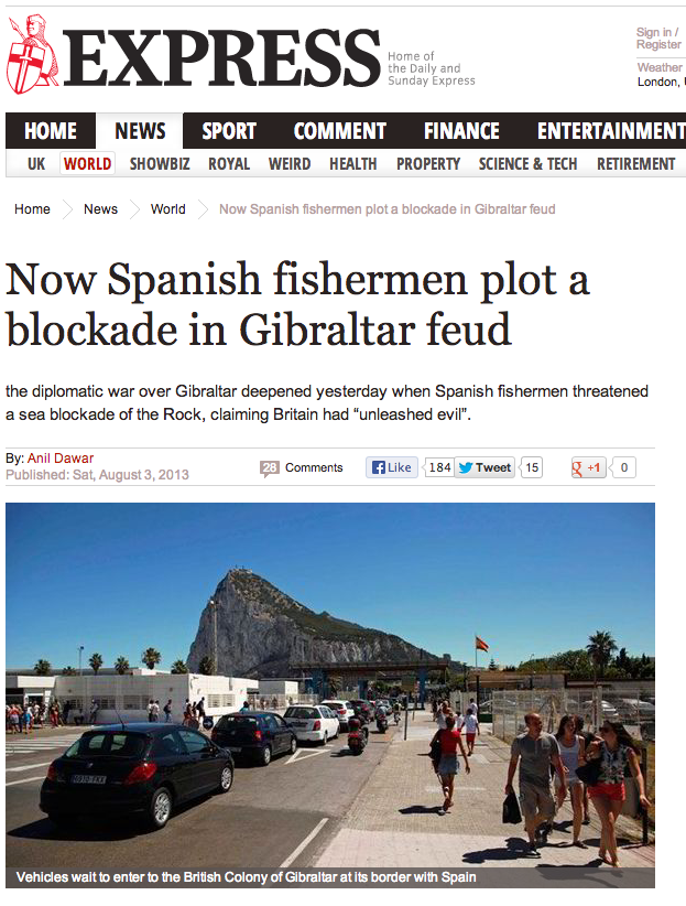 Your Gibraltar TV - The Express - Spanish Fishermen to Blockade Gibraltar