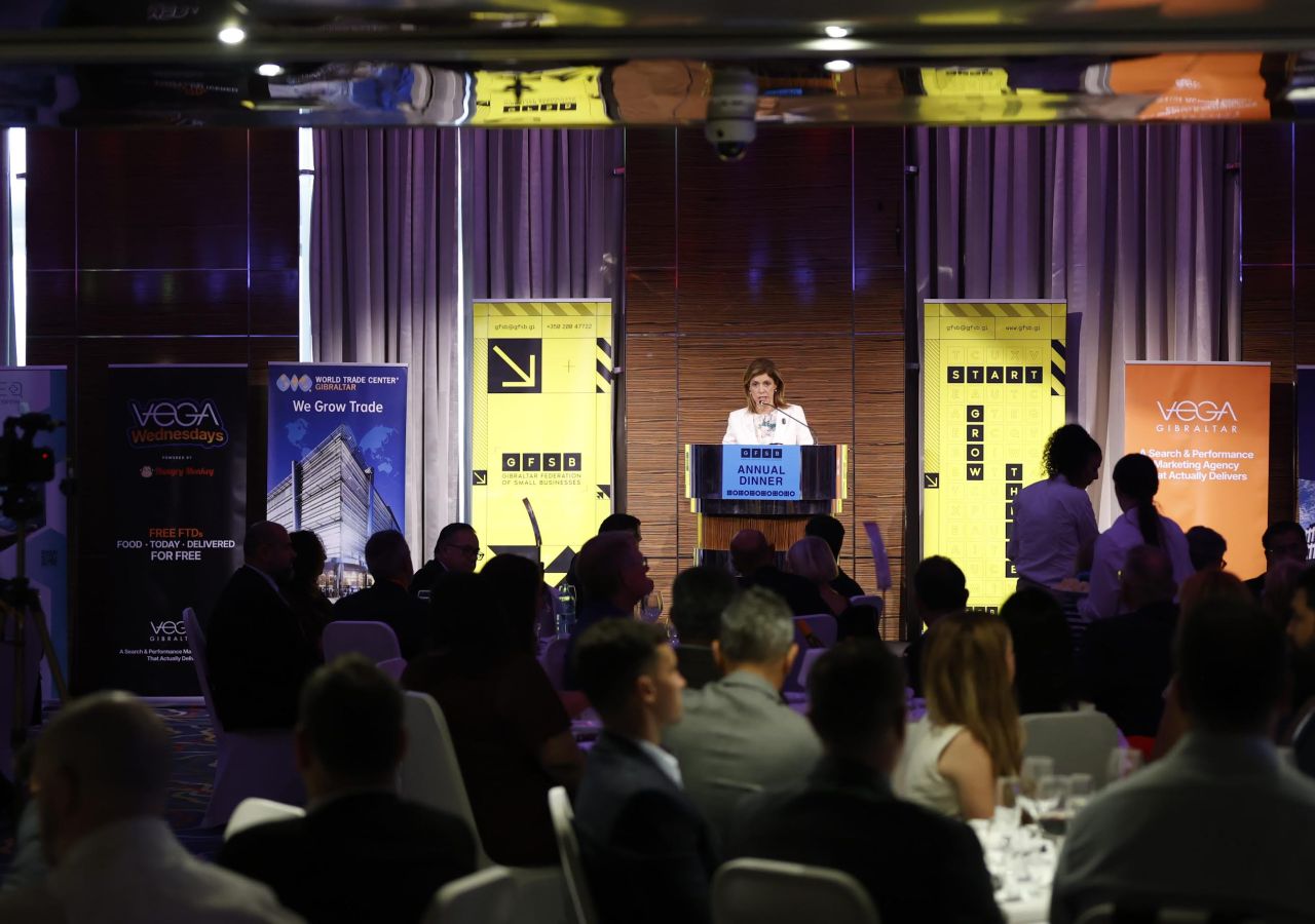 Minister Arias-Vasquez Sets Out Government’s Business Priorities At GFSB Annual Dinner
