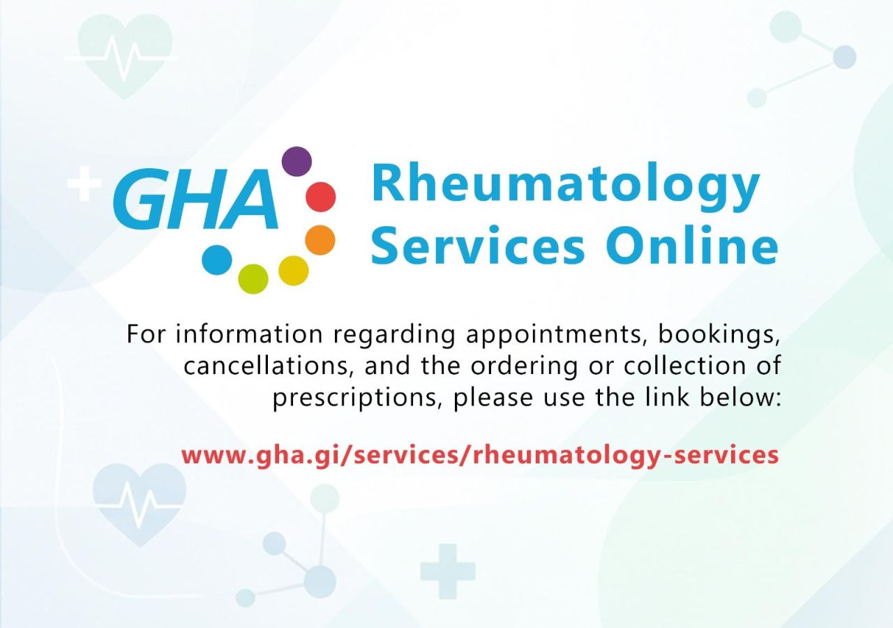 New GHA Rheumatology Service Webpage