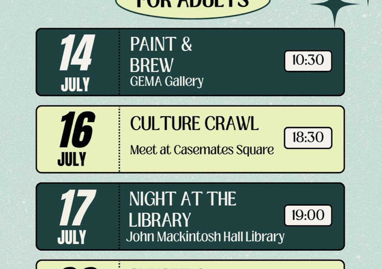 GCS Summer Activities For Adults In July