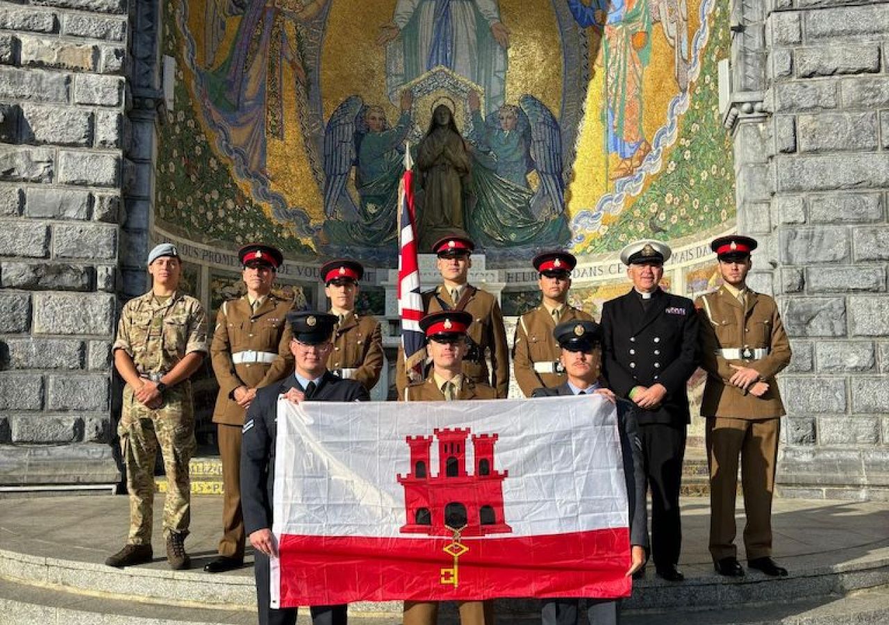 British Forces Gibraltar Attend 65th International Military Pilgrimage in Lourdes